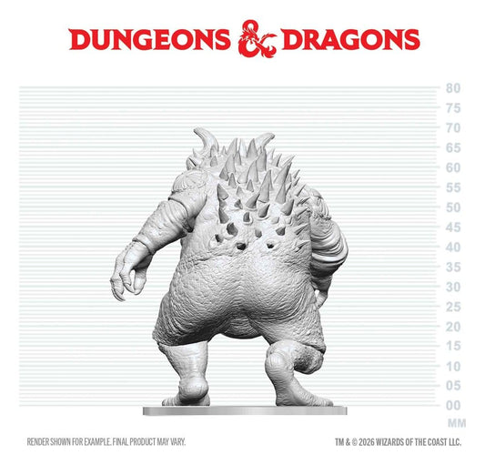 Dungeons & Dragons Nolzur's Marvelous Miniatures Unpainted Miniature Hezrou 17 cm