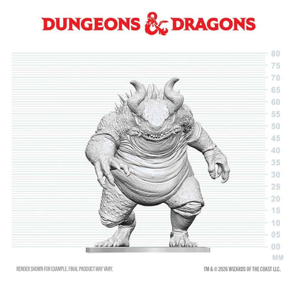 Dungeons & Dragons Nolzur's Marvelous Miniatures Unpainted Miniature Hezrou 17 cm