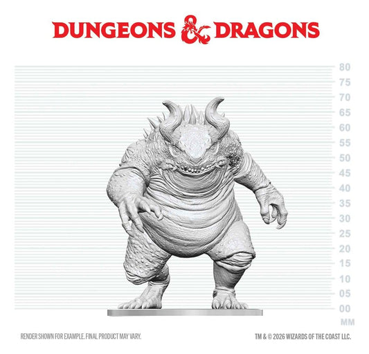 Dungeons & Dragons Nolzur's Marvelous Miniatures Unpainted Miniature Hezrou 17 cm
