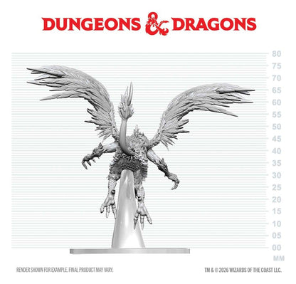 Dungeons & Dragons Nolzur's Marvelous Miniatures Unpainted Miniature Vrock 17 cm