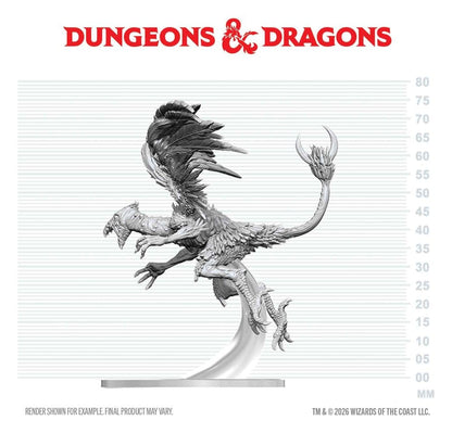 Dungeons & Dragons Nolzur's Marvelous Miniatures Unpainted Miniature Vrock 17 cm