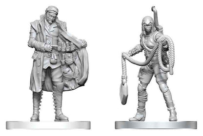 Pathfinder Battles Deep Cuts Unpainted Miniature Burglar & Fence 14 cm