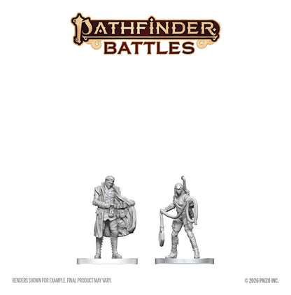Pathfinder Battles Deep Cuts Unpainted Miniature Burglar & Fence 14 cm