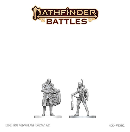 Pathfinder Battles Deep Cuts Unpainted Miniature Burglar & Fence 14 cm
