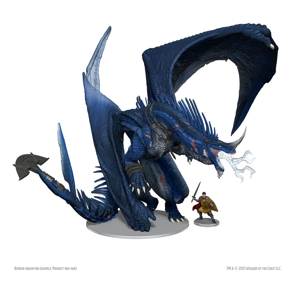D&D Icons of the Realms Boxed prepainted Miniatures Ancient Blue Dragon 20 cm Wizkids