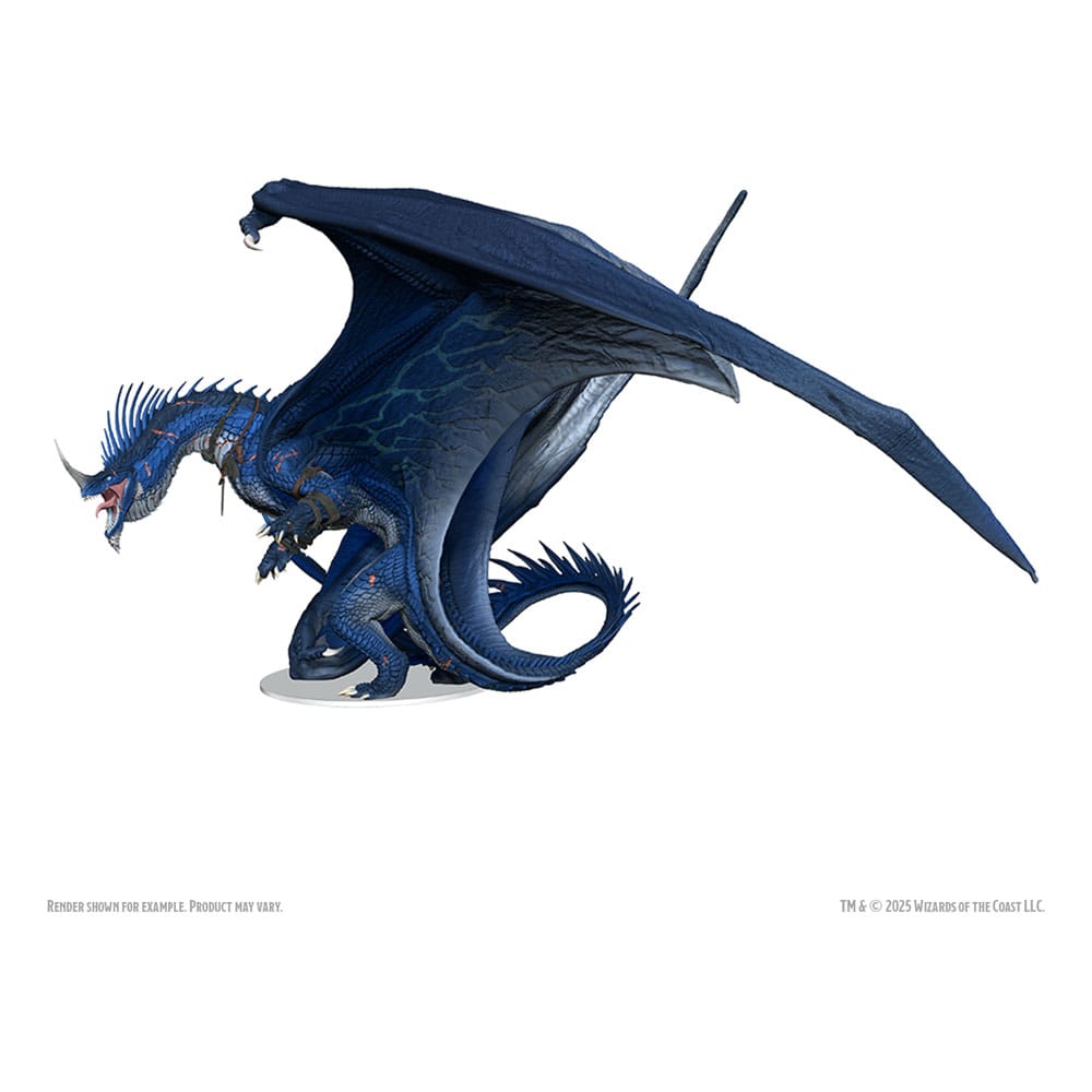 D&D Icons of the Realms Boxed prepainted Miniatures Ancient Blue Dragon 20 cm Wizkids