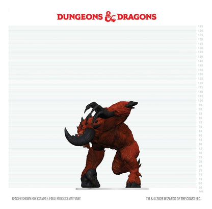D&D Icons of the Realms Boxed prepainted Miniatures Goristro 15 cm