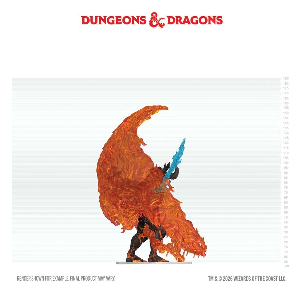 D&D Icons of the Realms Boxed prepainted Miniatures Balor 20 cm