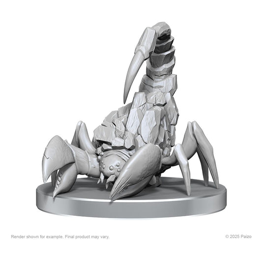Pathfinder Deep Cuts Unpainted Miniatures Cave Scorpion & Hunting Spider
