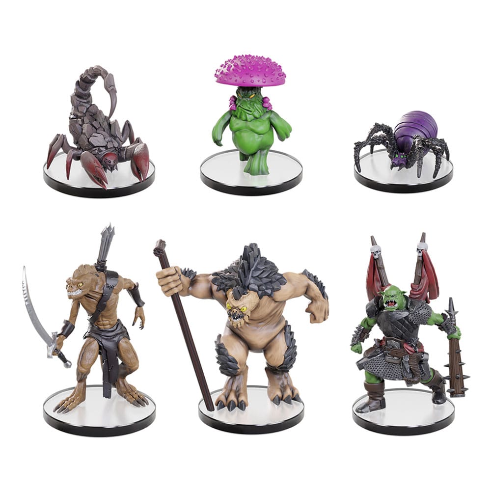 Pathfinder Battles pre-painted Miniatures 6-Pack Cave Lurkers Boxed Set Miniature Gaming & Tabletop