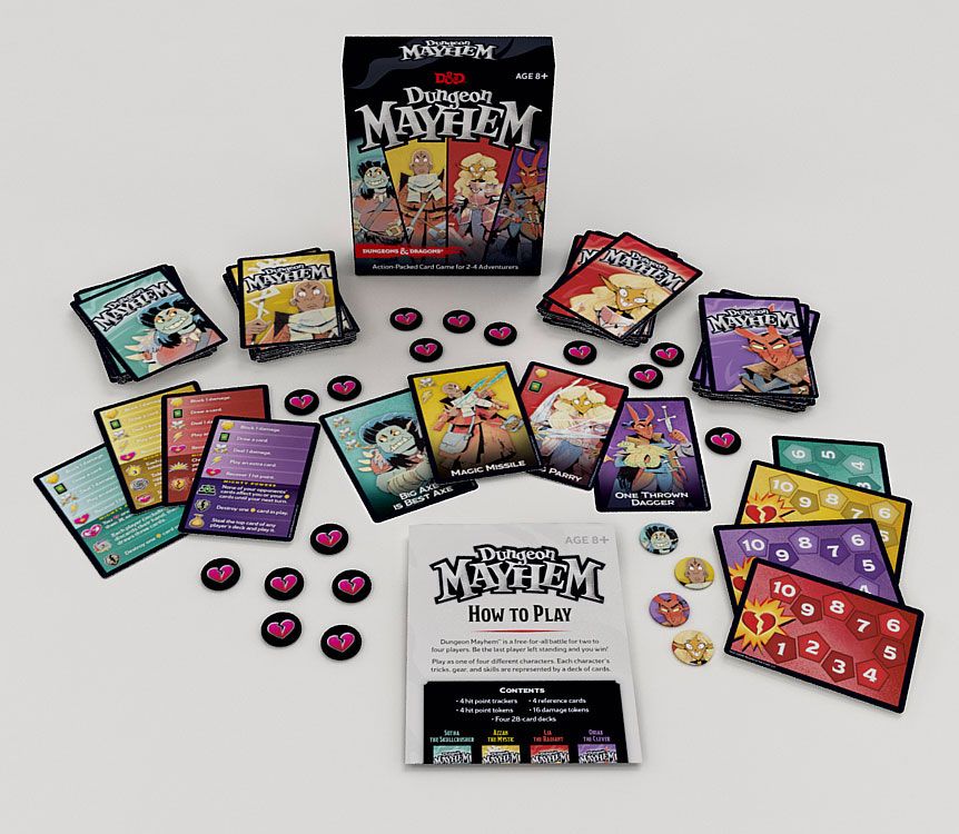 Dungeons & Dragons Card Game Dungeon Mayhem french Wizards of the Coast