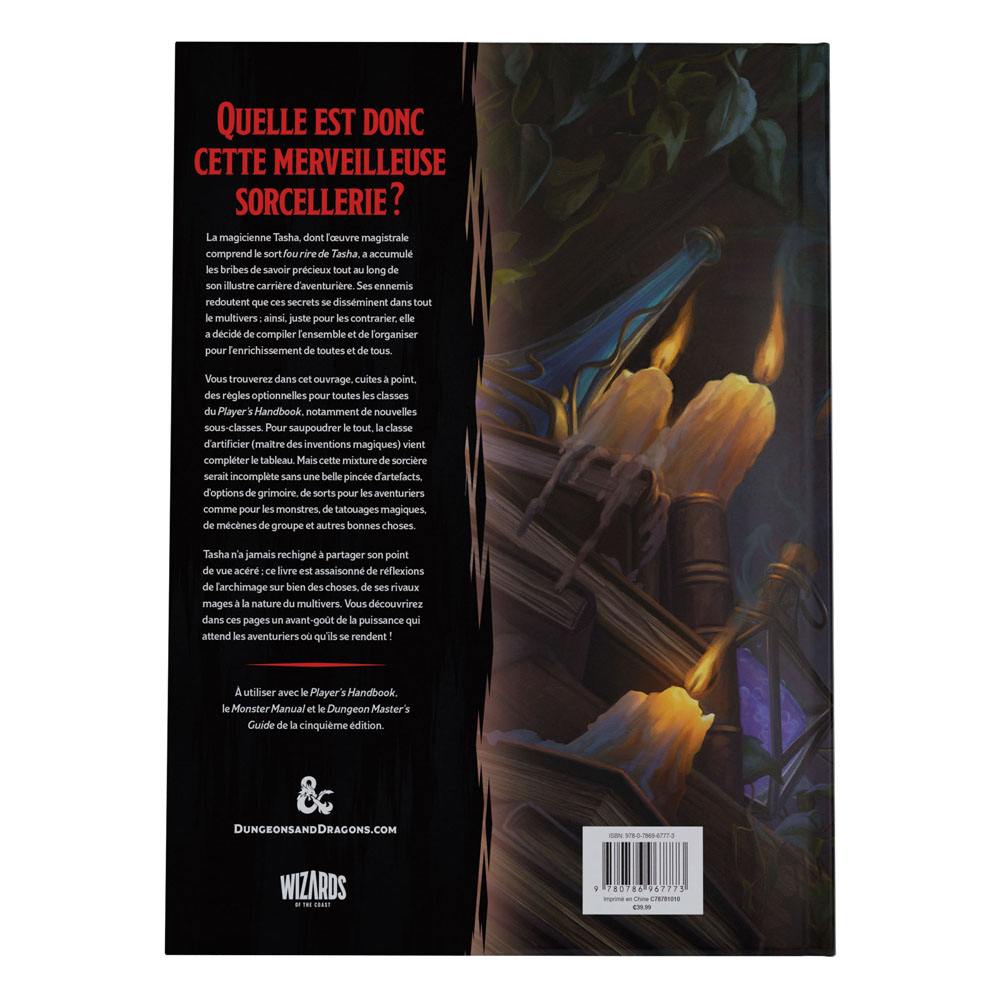 Dungeons & Dragons RPG Le Chaudron des Merveilles de Tasha french Wizards of the Coast