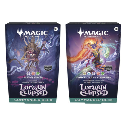 Magic the Gathering Lorwyn Eclipsed Commander Decks Display (4) english Trading cards