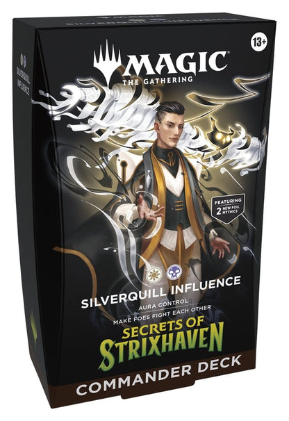 Magic the Gathering Secrets of Strixhaven Commander Decks Case (5) english