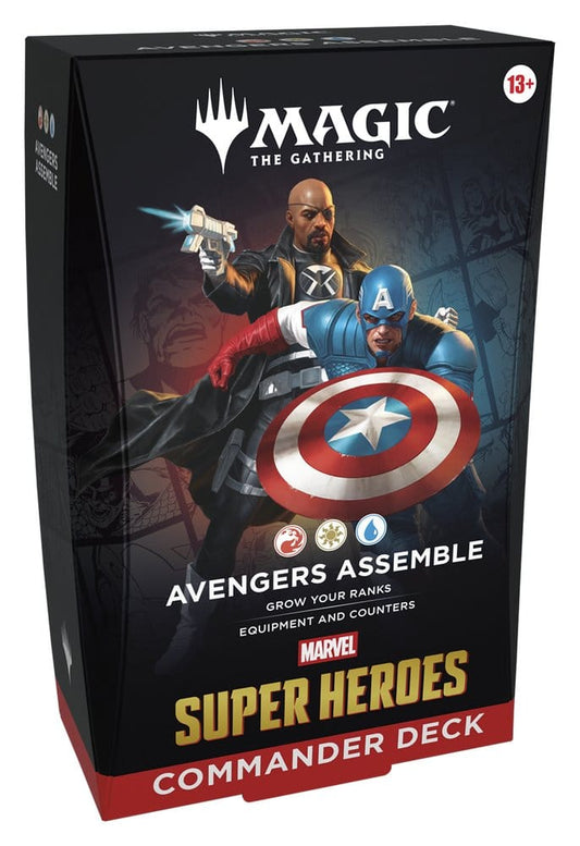 Magic the Gathering Marvel Super Heroes Commander Decks Case (4) Wizards of the Coast