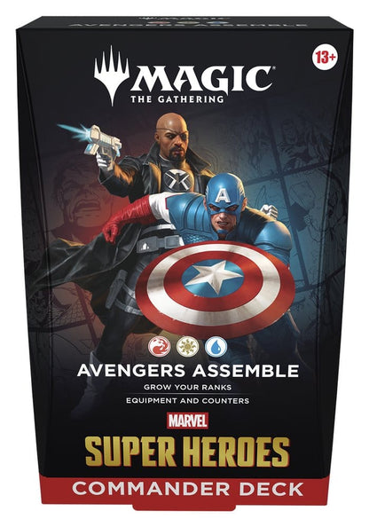 Magic the Gathering Marvel Super Heroes Commander Decks Case (4)