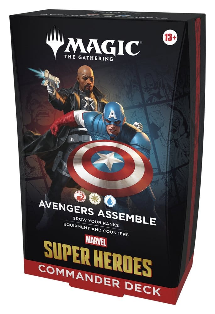 Magic the Gathering Marvel Super Heroes Commander Decks Case (4)