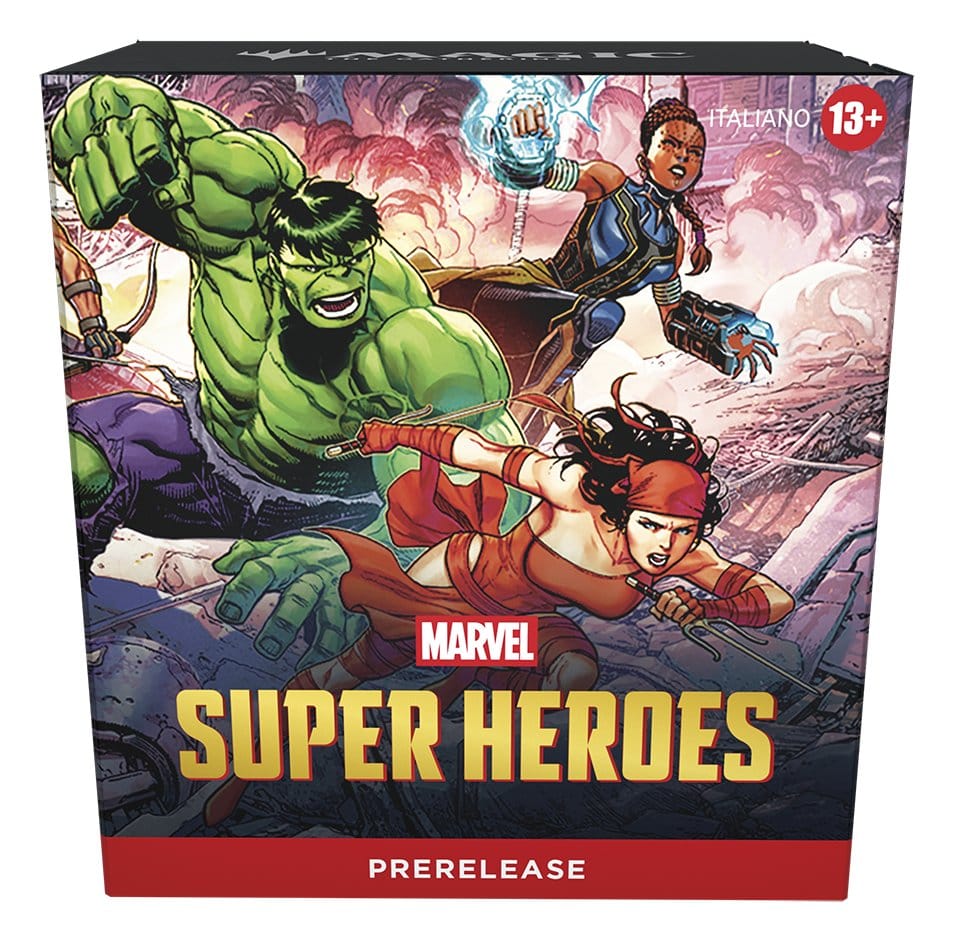 Magic the Gathering Marvel Super Heroes Prerelease Packs Case (15) italian