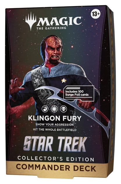 Magic the Gathering Star Trek Collector's Edition Commander Decks Case (4) english