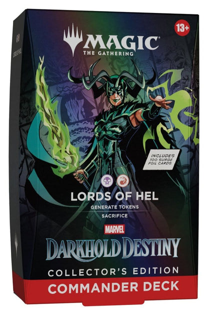 Magic the Gathering Marvel: Darkhold Destiny Collector's Edition Commander Decks Case (4) english