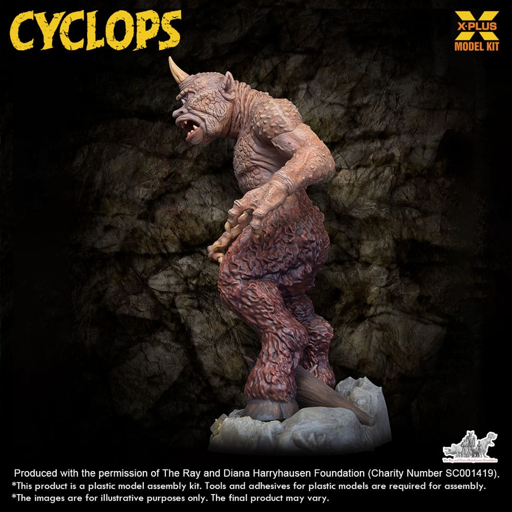 Cyclops figure Plastic Model Kit 1/72 Renewal Package 23 cm X-Plus
