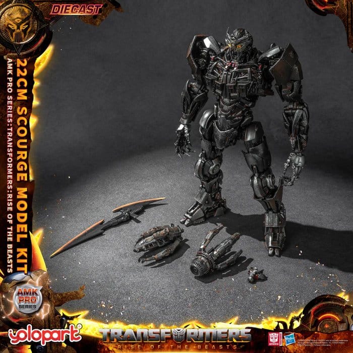 Transformers: Rise of the Beasts AMK Pro Series Model Kit Scourge (Oversea Version) 22 cm Yolopark
