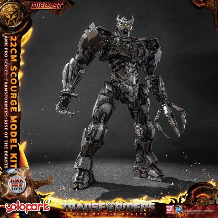 Transformers: Rise of the Beasts AMK Pro Series Model Kit Scourge (Oversea Version) 22 cm Yolopark