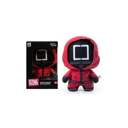 Squid Game DZNR Plush Figure Masked Manager Join the Game Edition 18 cm