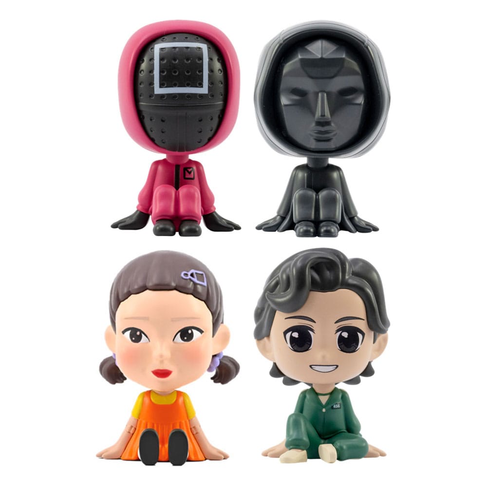 Squid Game Bobble Hero Bobble-Head (Window Box Ver.) 6 cm Display (12) Mini-figures