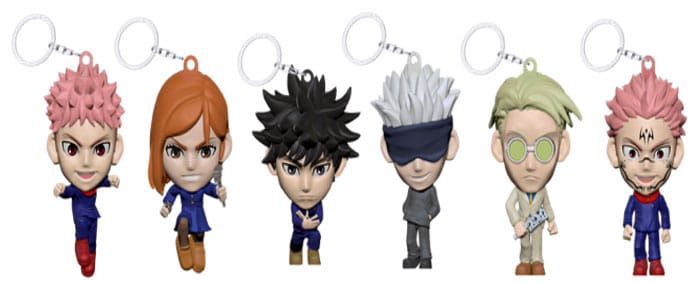 Jujutsu Kaisen Pocket Hero Keychain Blind Box Display (12) Keyrings,Blind Boxes