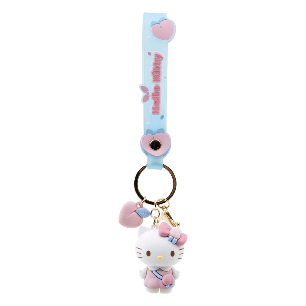 Sanrio Peach Series Keychain with Hand Strap Hello Kitty and Friends Display (12) YuMe Toys