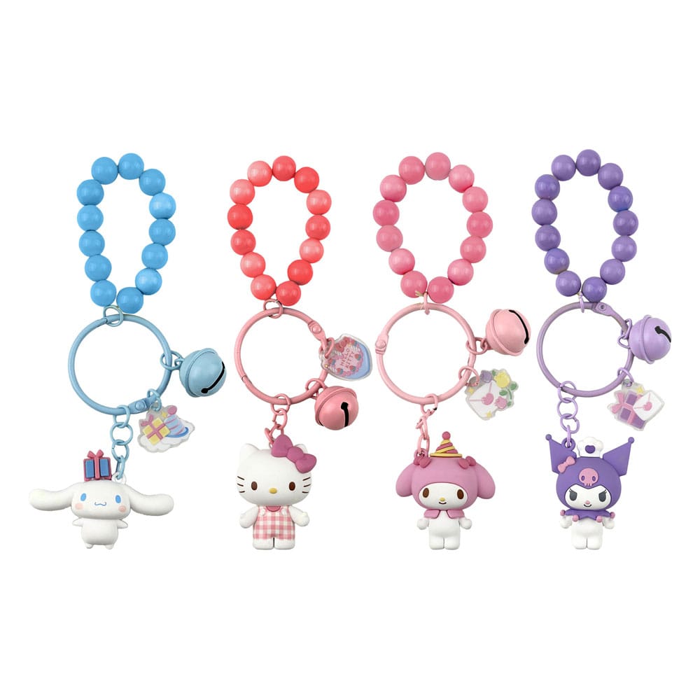 Sanrio Celebration Series Keychain & Bracelet Hello Kitty and Friends Display (12) YuMe Toys