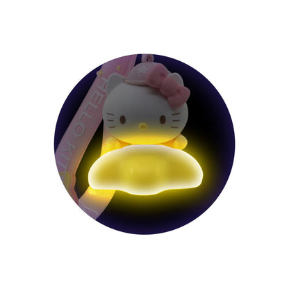 Sanrio Light-Up Star Series Keychain with Hand Strap Hello Kitty and Friends Display (9) YuMe Toys