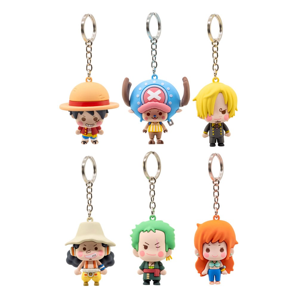 One Piece Pocket Hero Keychain Series 2 Display (12) - FanofThings.co.uk