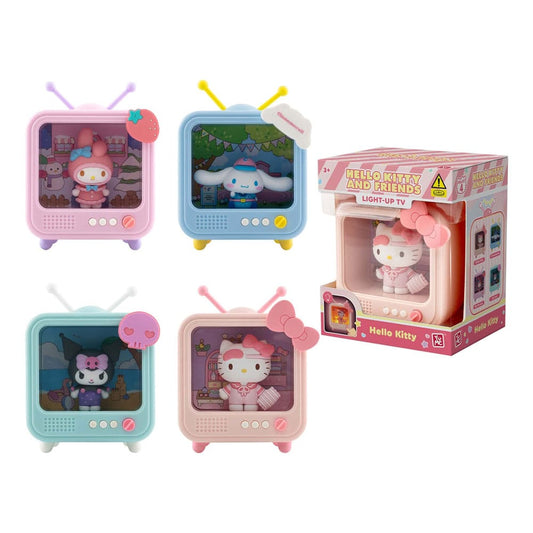 Sanrio Bedside Light TV Series Mini Figures Hello Kitty and Friends 8 cm Display (8) - FanofThings.co.uk