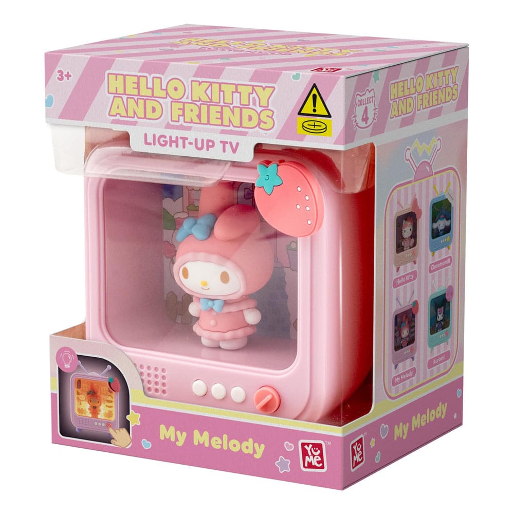 Sanrio Bedside Light TV Series Mini Figures Hello Kitty and Friends 8 cm Display (8) - FanofThings.co.uk