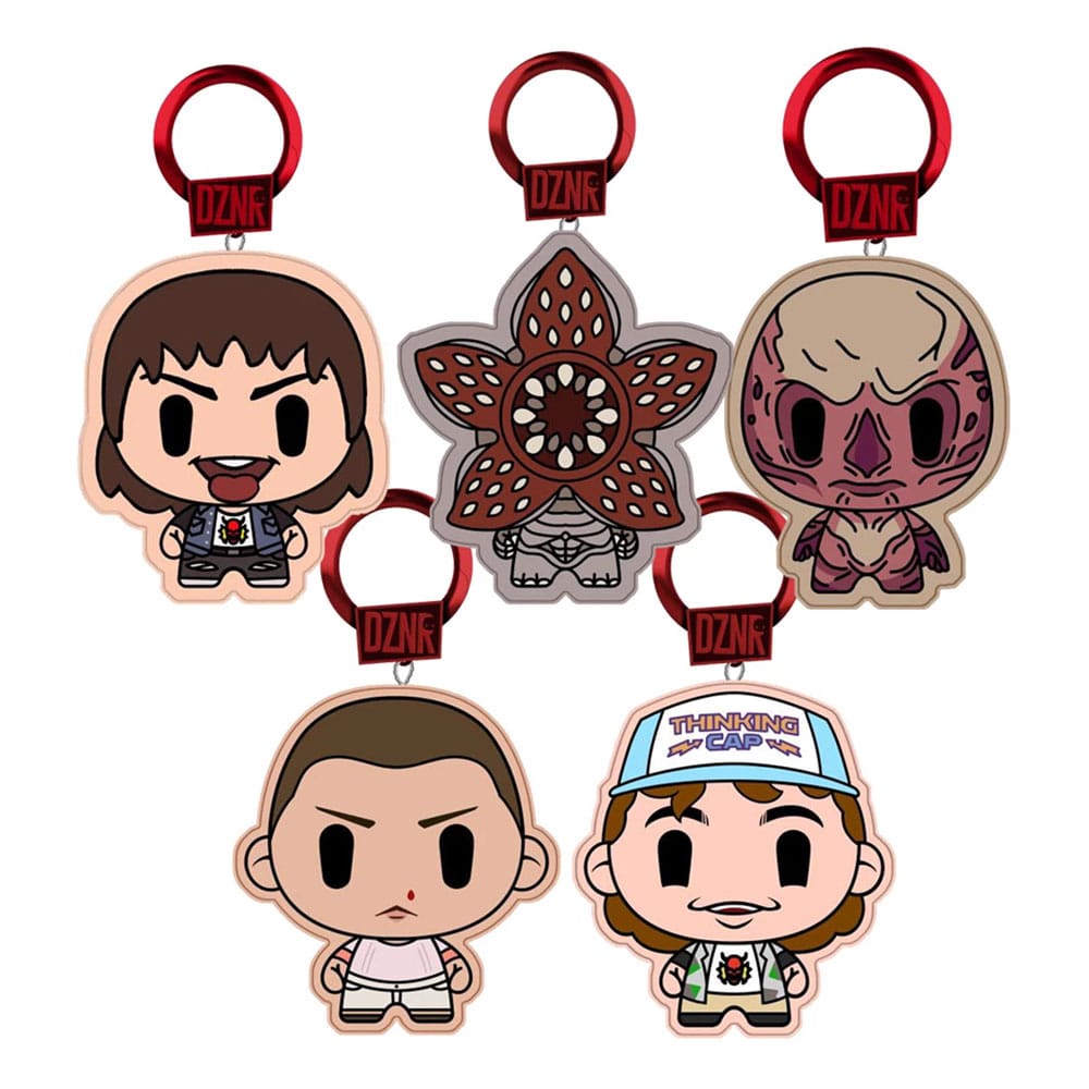 Stranger Things DZNR Bag Clips 10 cm Display (24) Keyrings