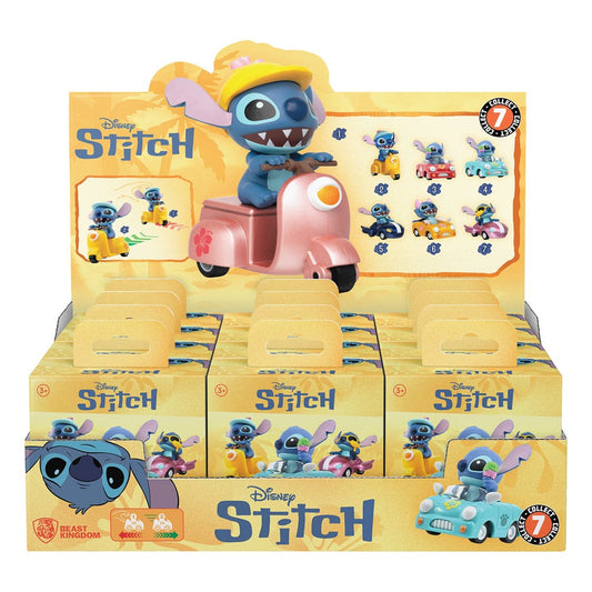 Lilo & Stitch Zoom Hero Pullback Vehicles with Figures Stitch (Blind Box Ver.) Assortment (12) - FanofThings.co.uk