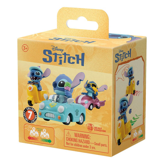 Lilo & Stitch Zoom Hero Pullback Vehicles with Figures Stitch (Blind Box Ver.) Assortment (12) - FanofThings.co.uk