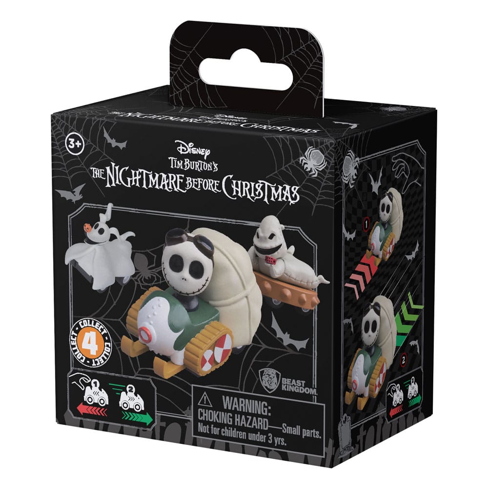 Nightmare Before Christmas Zoom Hero Pullback Vehicles with Figures (Blind Box Ver.) Assortment (12) - FanofThings.co.uk