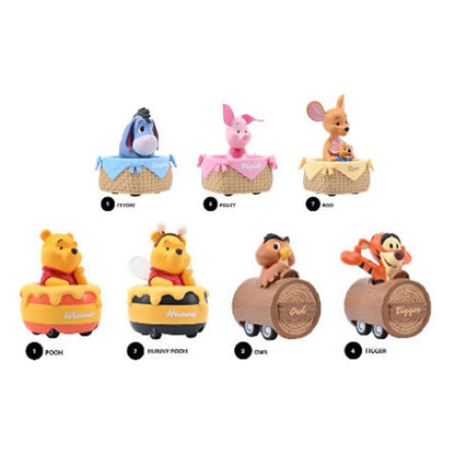 Disney Zoom Hero Pullback Vehicles with Figures Winnie the Pooh Assortment (12) YuMe Toys