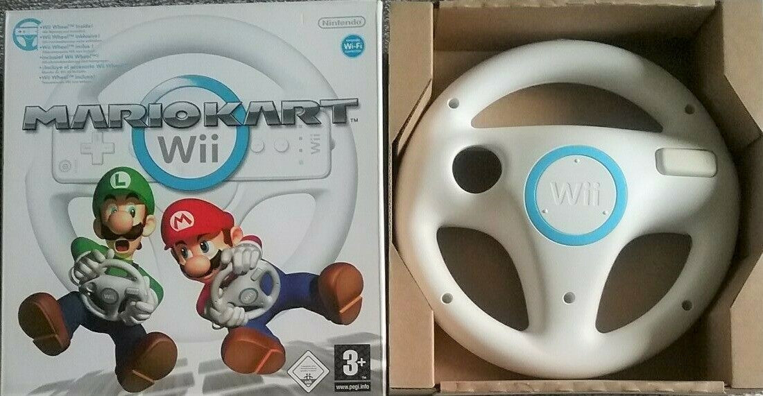 Mario Kart including Wheel for Nintendo Wii and Wii-U Nintendo
