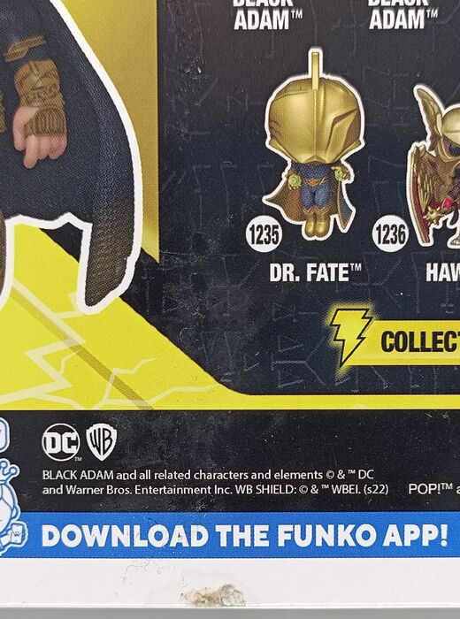 1231 Black Adam - Black Adam - Box Damaged Funko POP