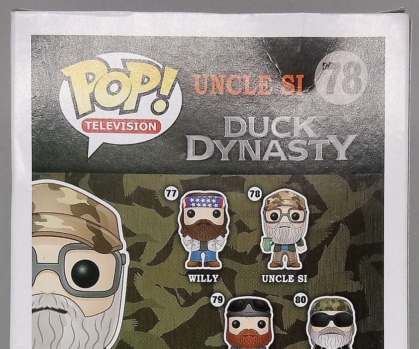78 Uncle Si - Duck Dynasty - Box Damaged Funko POP