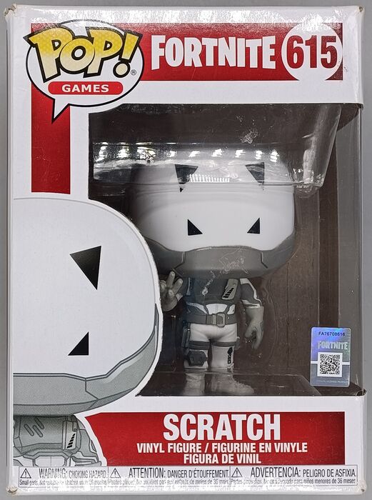 615 Scratch - Fortnite - Box Damaged Funko POP Funko