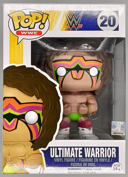 20 Ultimate Warrior - WWE - Box Damaged Funko POP