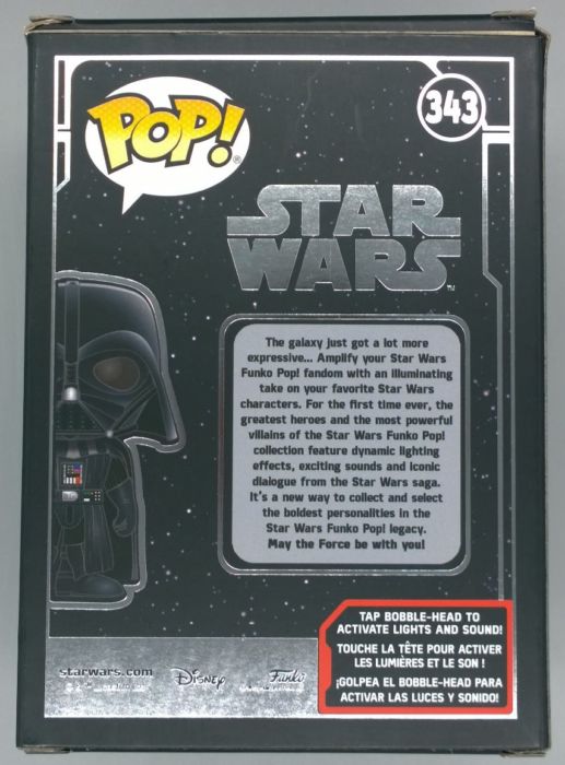 343 Darth Vader (Lights & Sound) - Star Wars Funko POP