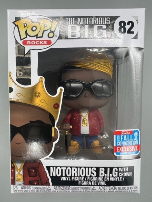 82 Notorious B.I.G. (with Crown- Red Jacket) - 2018 Con Funko POP
