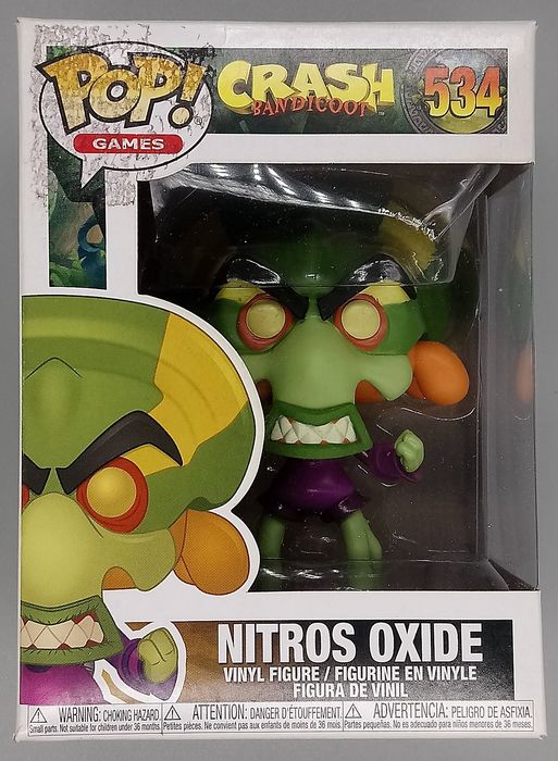 534 Nitros Oxide - Crash Bandicoot - Box Damaged Funko POP Funko