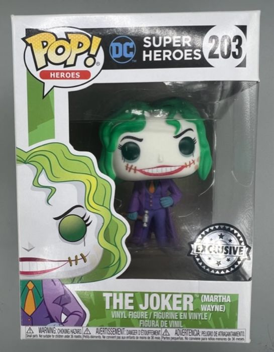 203 The Joker (Martha Wayne) - DC Super Heroes - Box Damaged Funko POP Funko